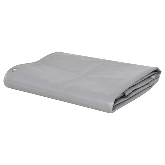 Bâche 650 g / m² 1,5 x 20 m gris