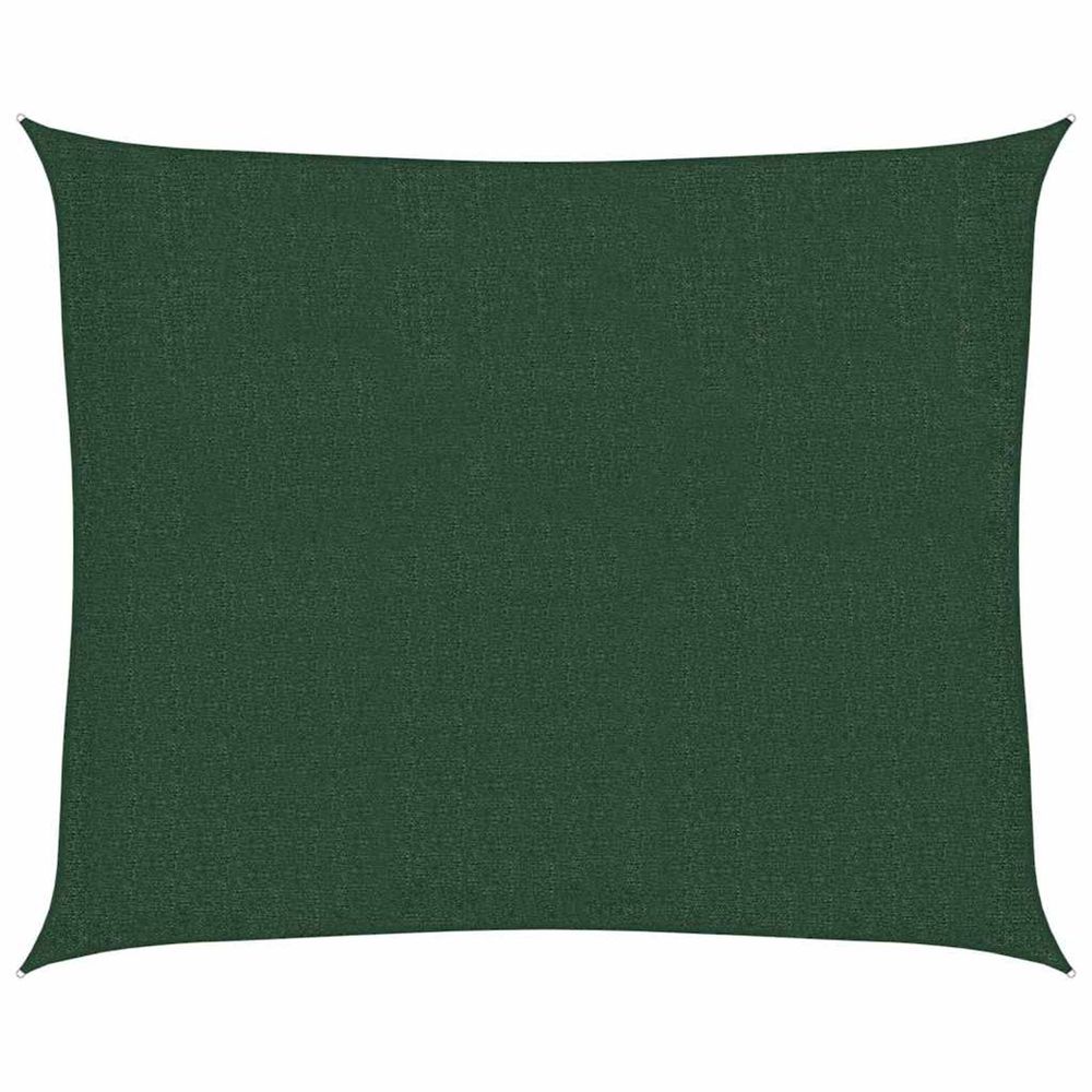 Voile d'ombrage 160 g/m² vert foncé 2,5x3 m pehd