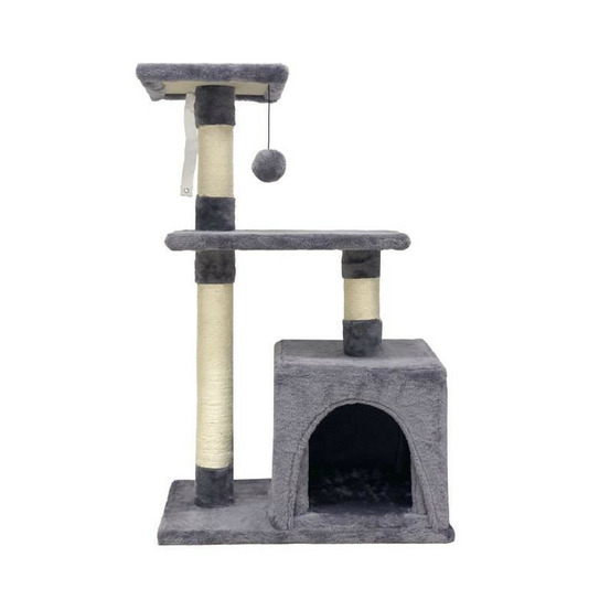 Poppy arbre a chat - 50x30x80cm - gris