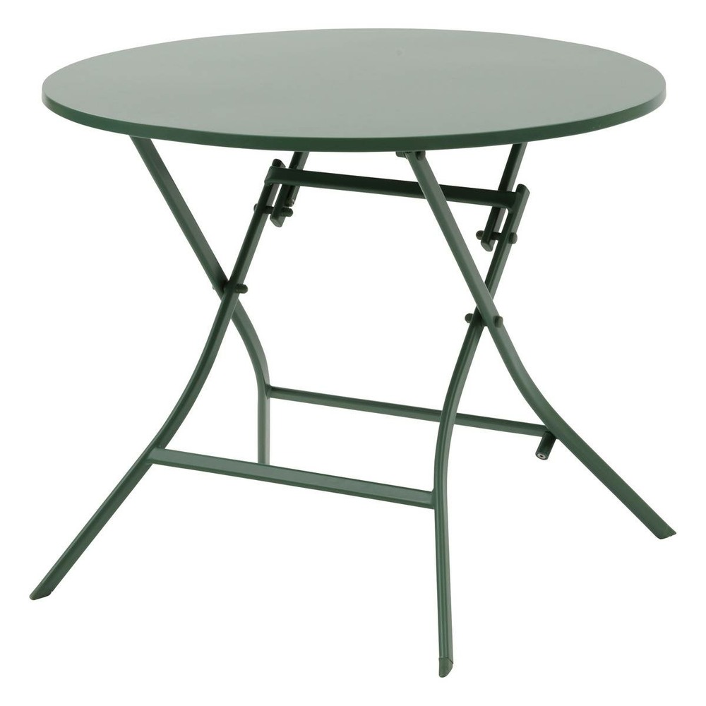 Table de jardin pliante ronde 
