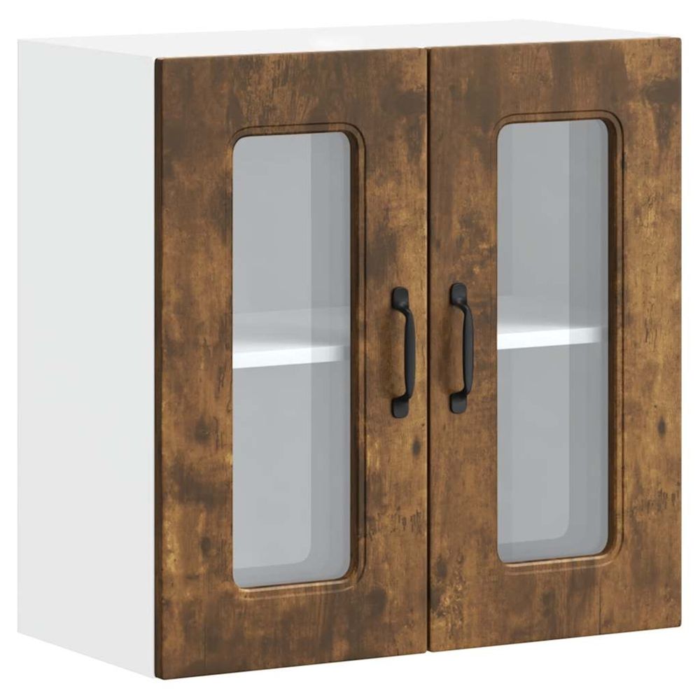 Armoire murale de cuisine avec porte vitrée 