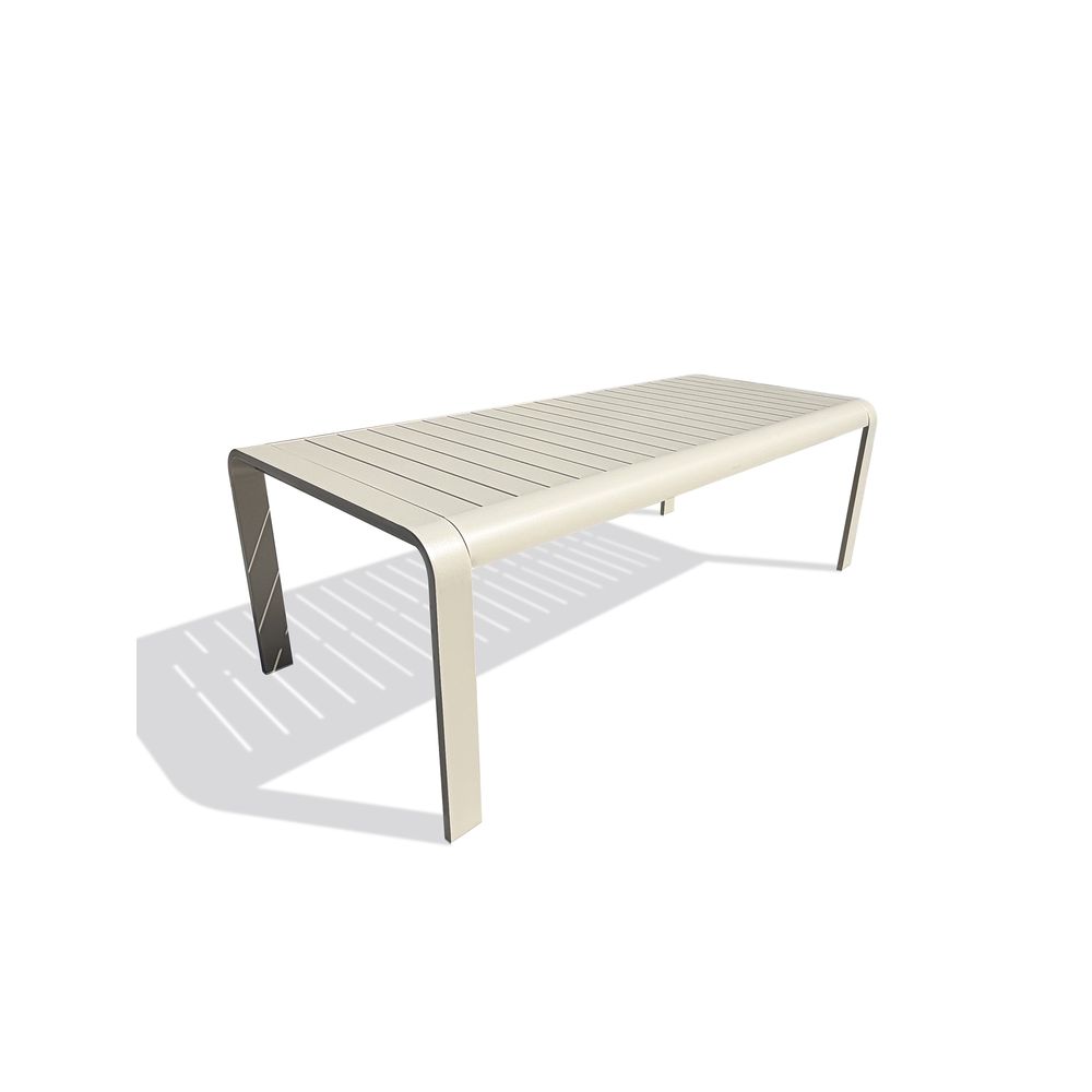 Table de jardin hanoi en aluminium - grege