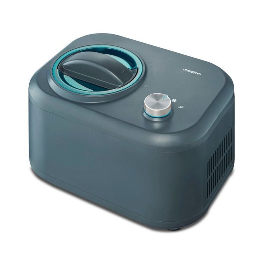 Eismaschine mit kompressor (geeignet zur herstellung von speiseeis, frozen yogurt und sorbets, 1 liter, 100 ml)