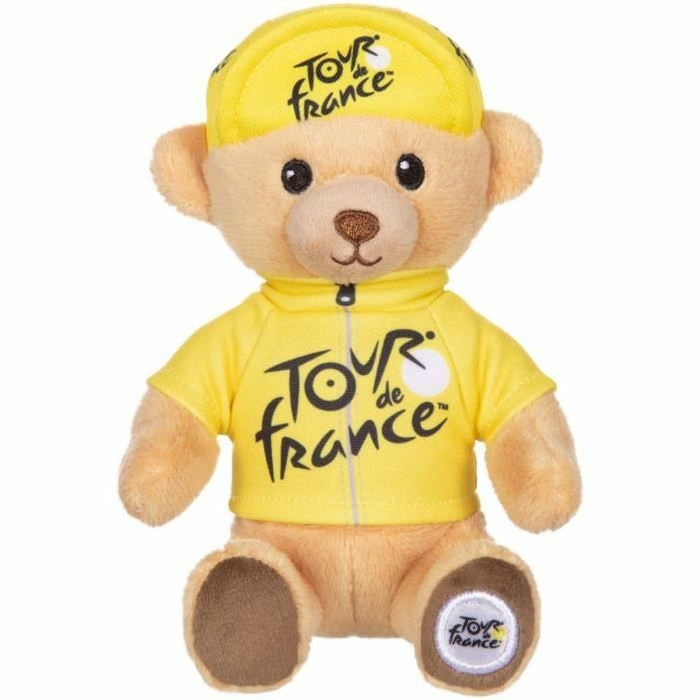 Peluche tour de france ours maillot à pois 15 cm