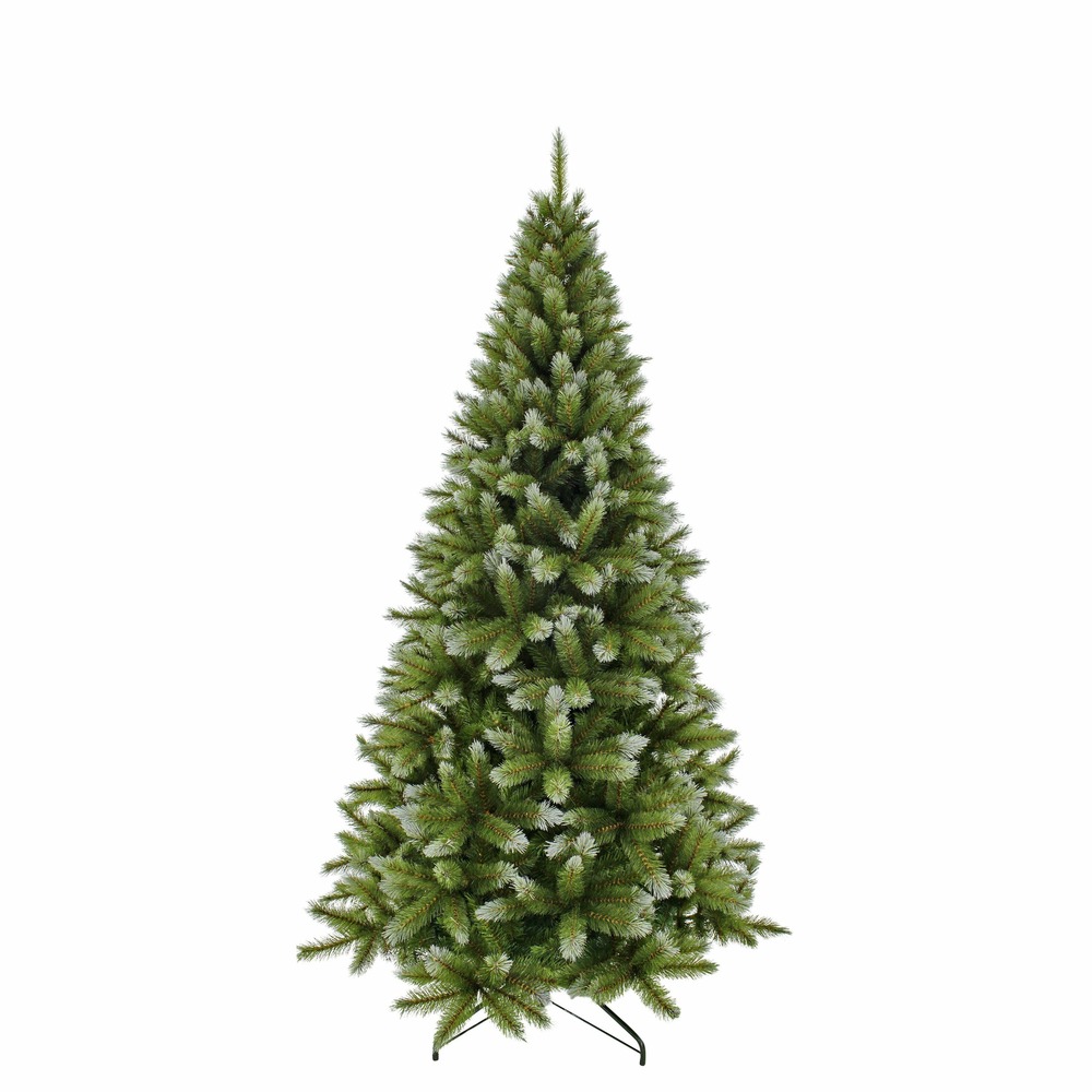 Triumph tree pittsburgh sapin de noël artificiel - christmas tree h215 x ø117 cm - vert givré