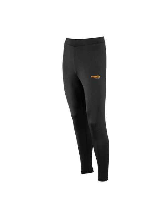1 pantalon sous-vêtement thermique pro noir - taille l - scruffs