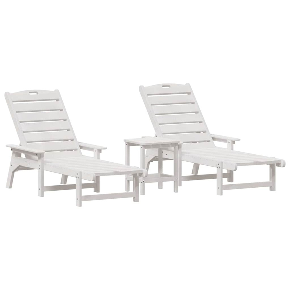 Transat 3 pcs blanc polyéthylène