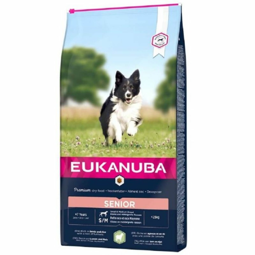 Croquettes chien senior agneau small / medium - eukanuba 2,5 kg