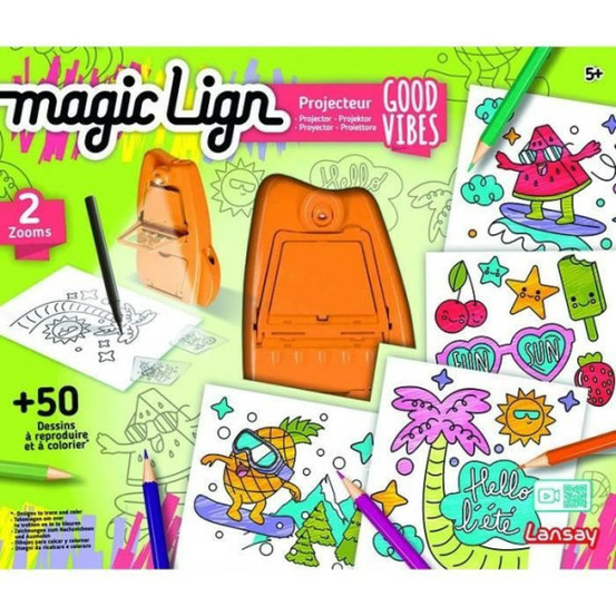 Magic lign - lansay - projecteur good vibes - 50 illustrations - des 5 ans