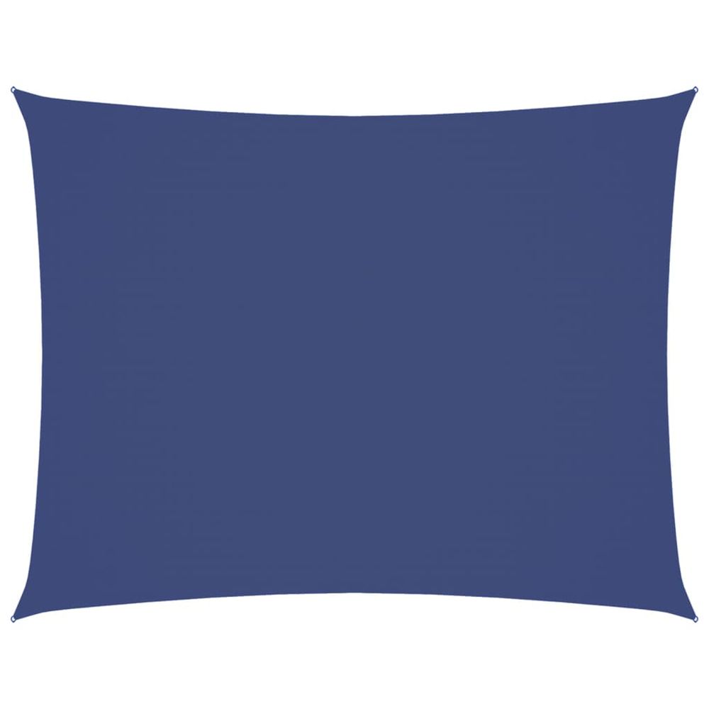 Voile de parasol tissu oxford rectangulaire 3,5x4,5 m bleu