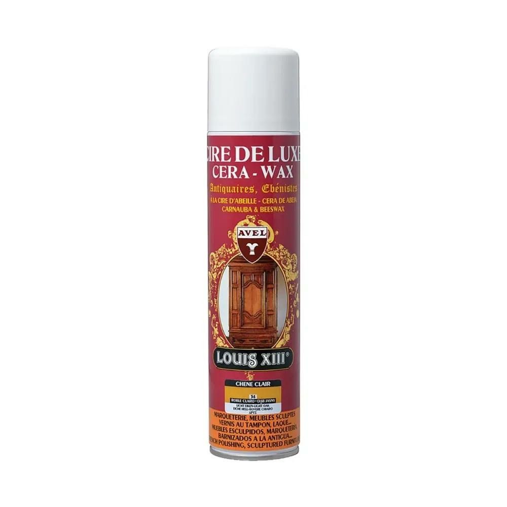 Cire haute tradition aérosol chêne clair 400ml - avel