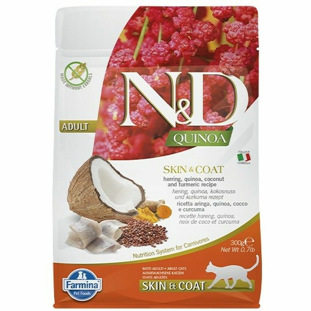 Aliments pour chat farmina skin&coat adulte coco 300 g