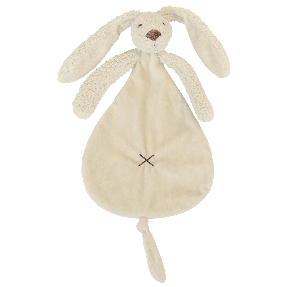 Doudou lapin richie recyclé beige 25 cm