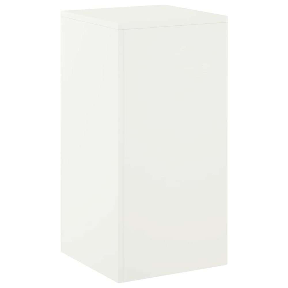 Support de plante blanc 30 x 30 x 60 cm acier