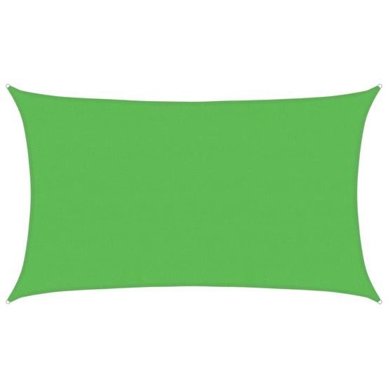 Voile d'ombrage 160 g/m² vert clair 5x8 m pehd