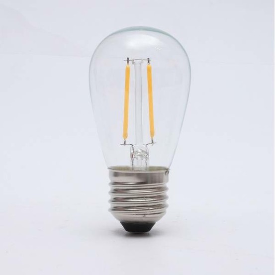 Ampoule filament 2w e27 g45 verre led blanc chaud 2700 kelvin pour guirlande guinguette