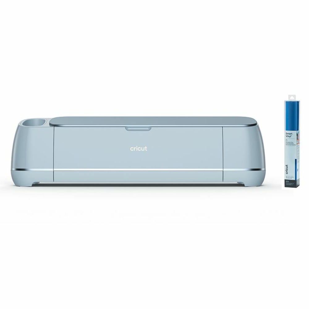 Machine de découpe cricut maker 3 + vinyle permanent bleu 91 x 33 cm
