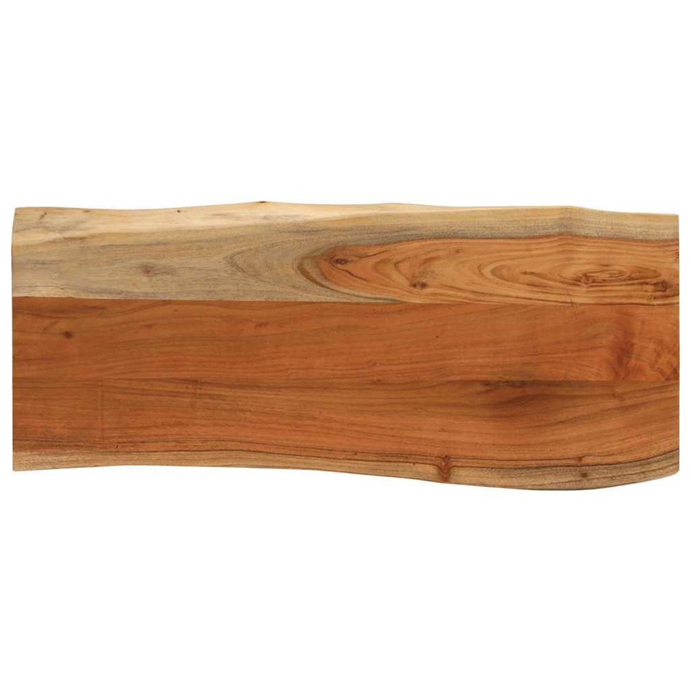 Dessus de table 90x40x3,8 cm rectangulaire bois massif acacia