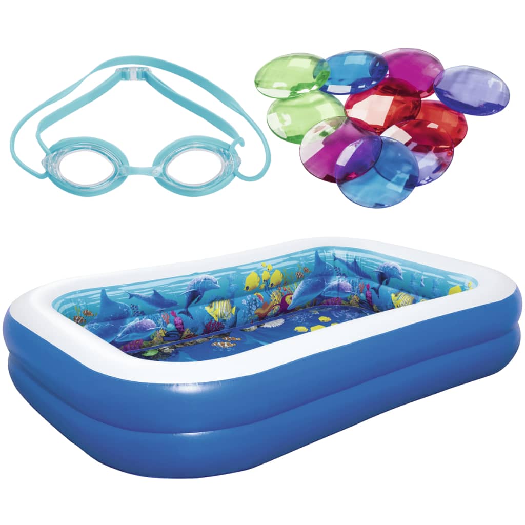 Piscine gonflable aventure sous-marine 54177