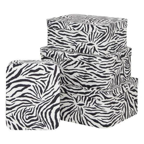 5five - lot de 4 boîtes polybox