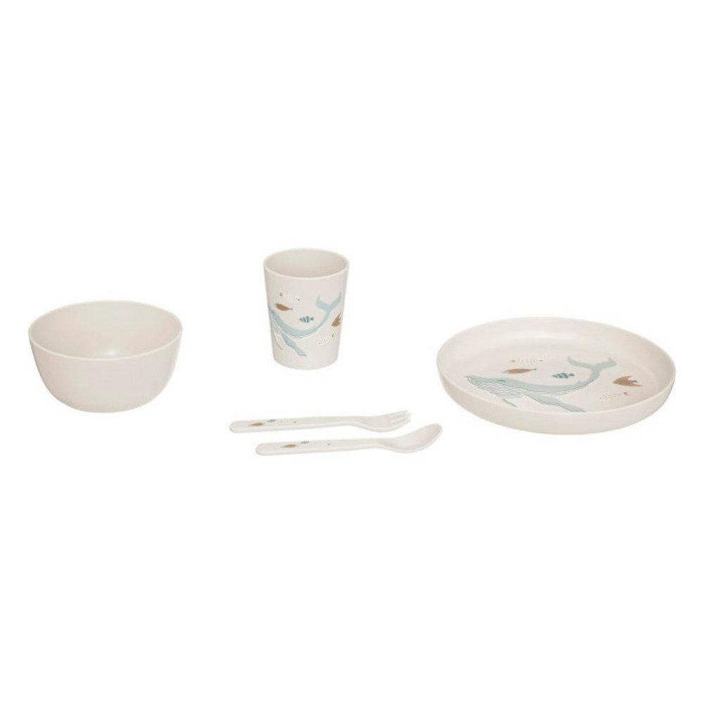 Set repas 5 pièces bébé seav 26cm blanc