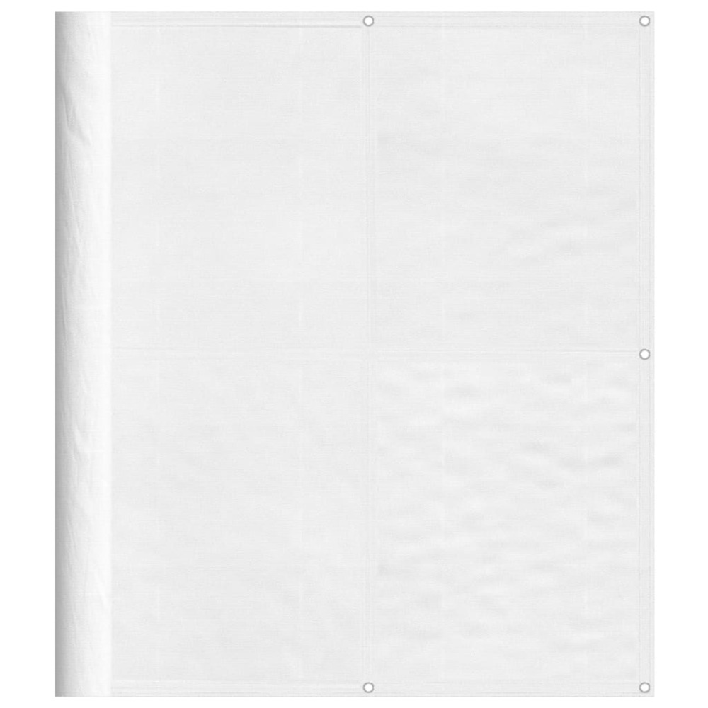 Écran de balcon blanc 120x700 cm 100% polyester oxford