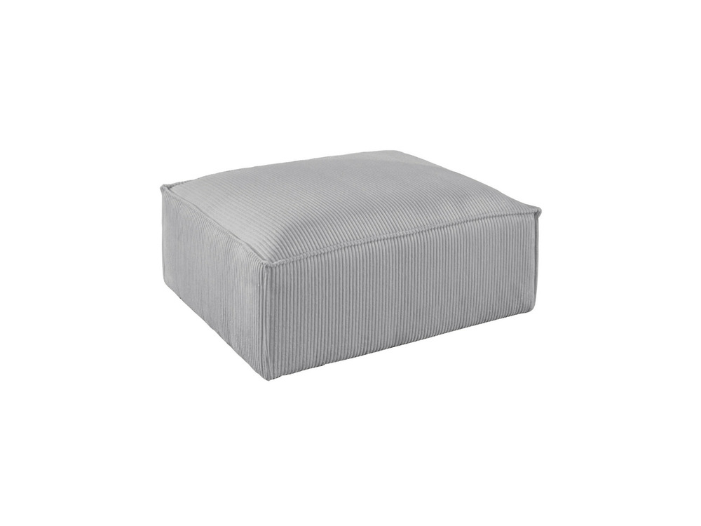 Stella - pouf en velours côtelé - style contemporain