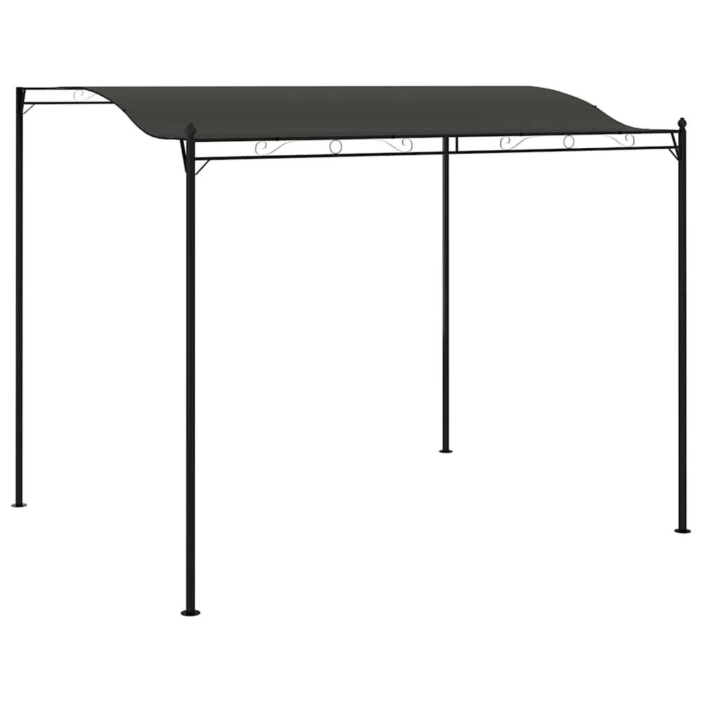 Auvent de parasol 3 x 2,4 m anthracite