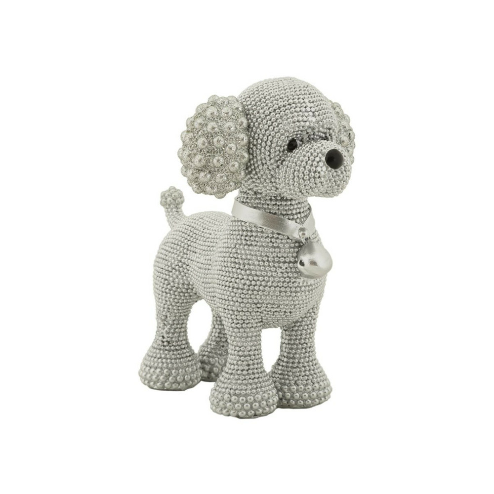 Statuette déco caniche debout 