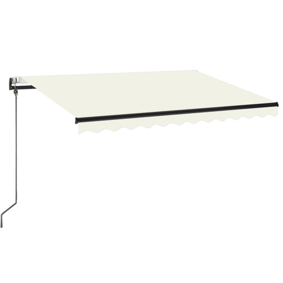 Auvent rétractable automatique 350x250 cm crème