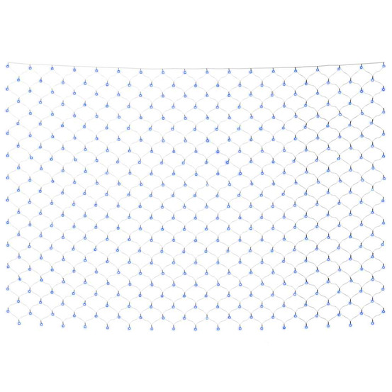 Filet lumineux bleu de noël 3x2 m 204 led intérieur/extérieur