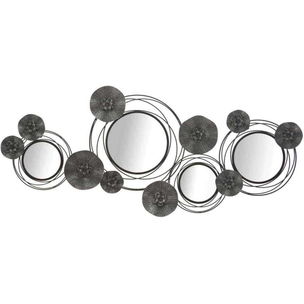 Décoration murale en métal dark round 117 x 5.5 x 49 cm