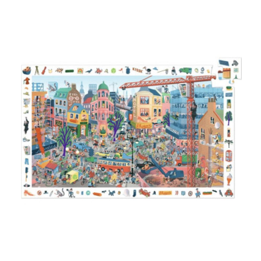 Puzzle d observation 200pcs - la ville