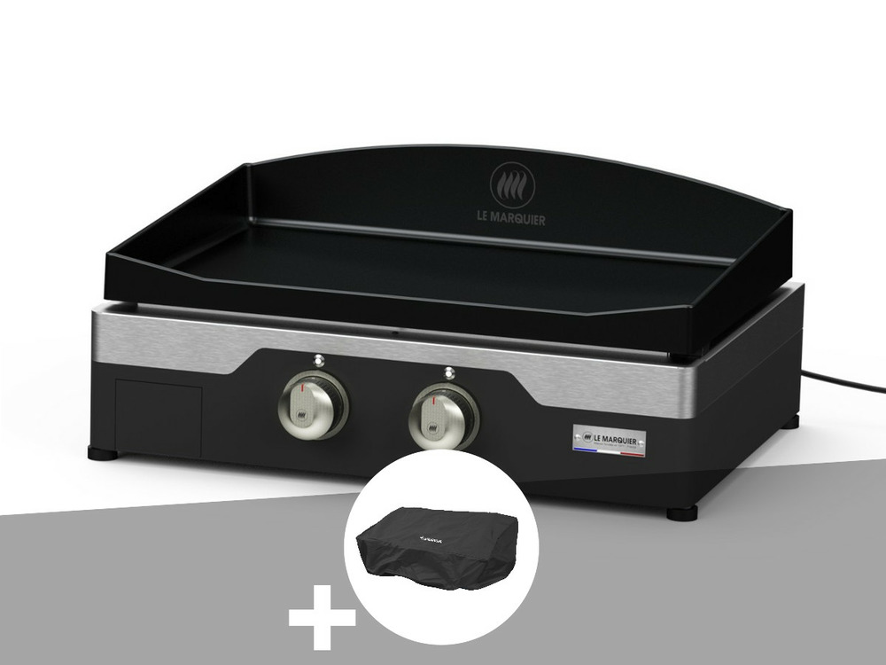 Plancha électrique allure 260 duo 60 x 40 cm + housse