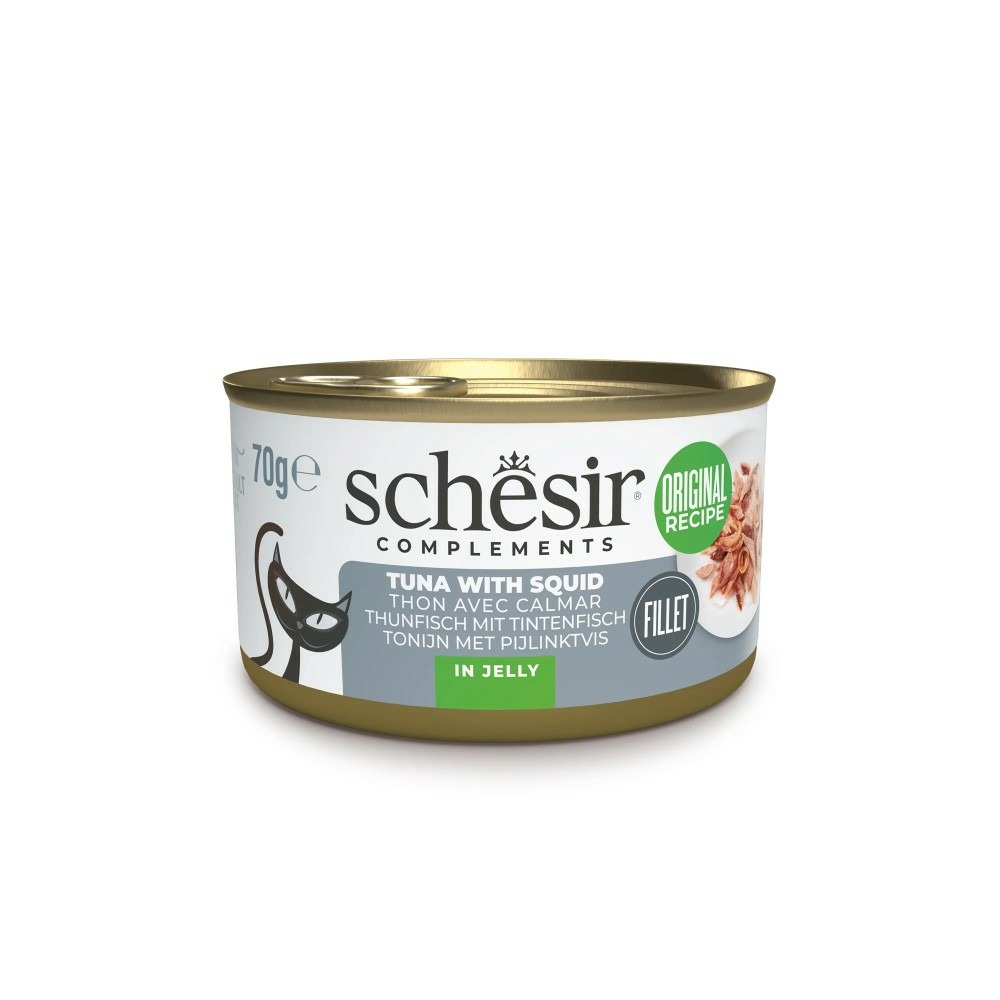 Gelee thon/calamars schesir chat 70 g