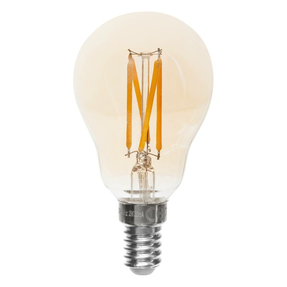 Ampoule led standard ambrée - filament droit e14
