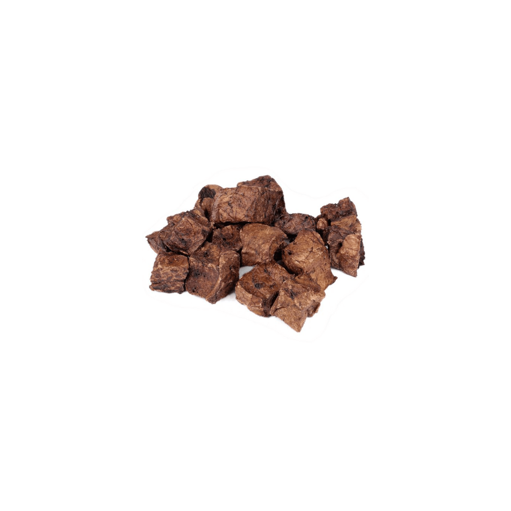 Cubes de poumon de boeuf – friandises pour chiens – 100g