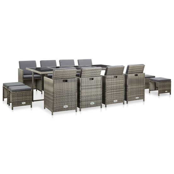 MOBILIER A DINER DE JARDIN 13P-(870053)