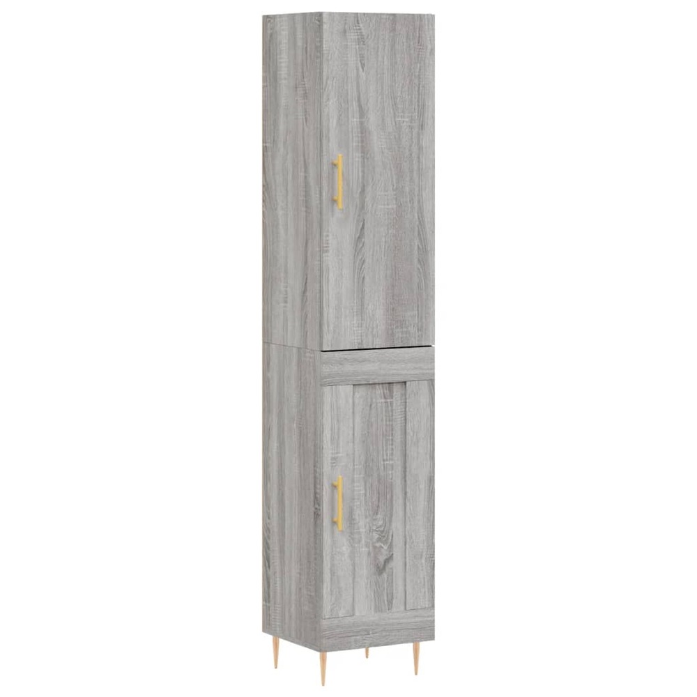 Buffet bahut commode armoire meuble de rangement organisateur cuisine salle de séjour salon haut sonoma 34,5 x 34 x 180 cm bo