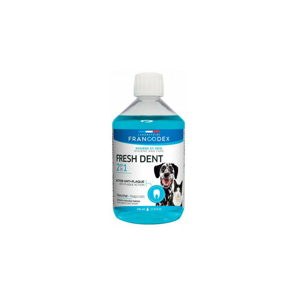 Fresh dent 2 en 1 pour chiens et chats 500ml