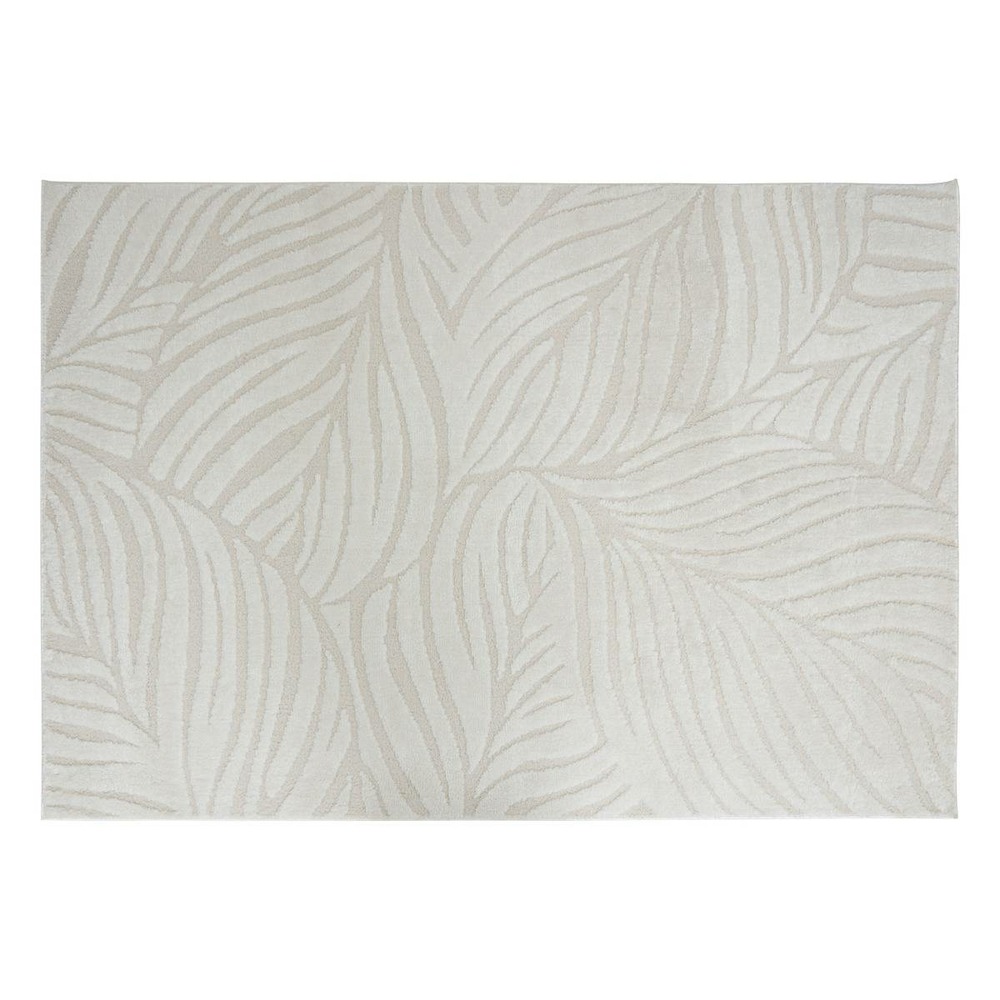 Tapis effet laine anoai blanc 150x100cm