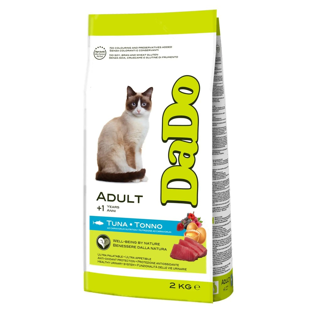 Croquettes pour chats adultes thon 2 kg