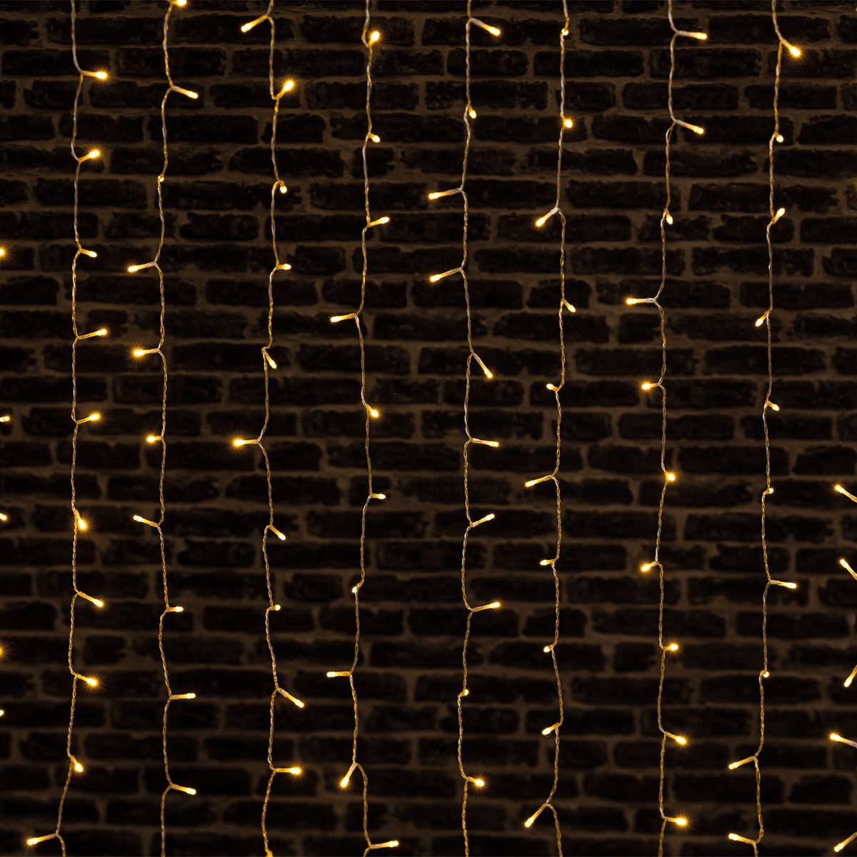 Guirlande lumineuse voie lactée étoile 80 microLED blanc chaud