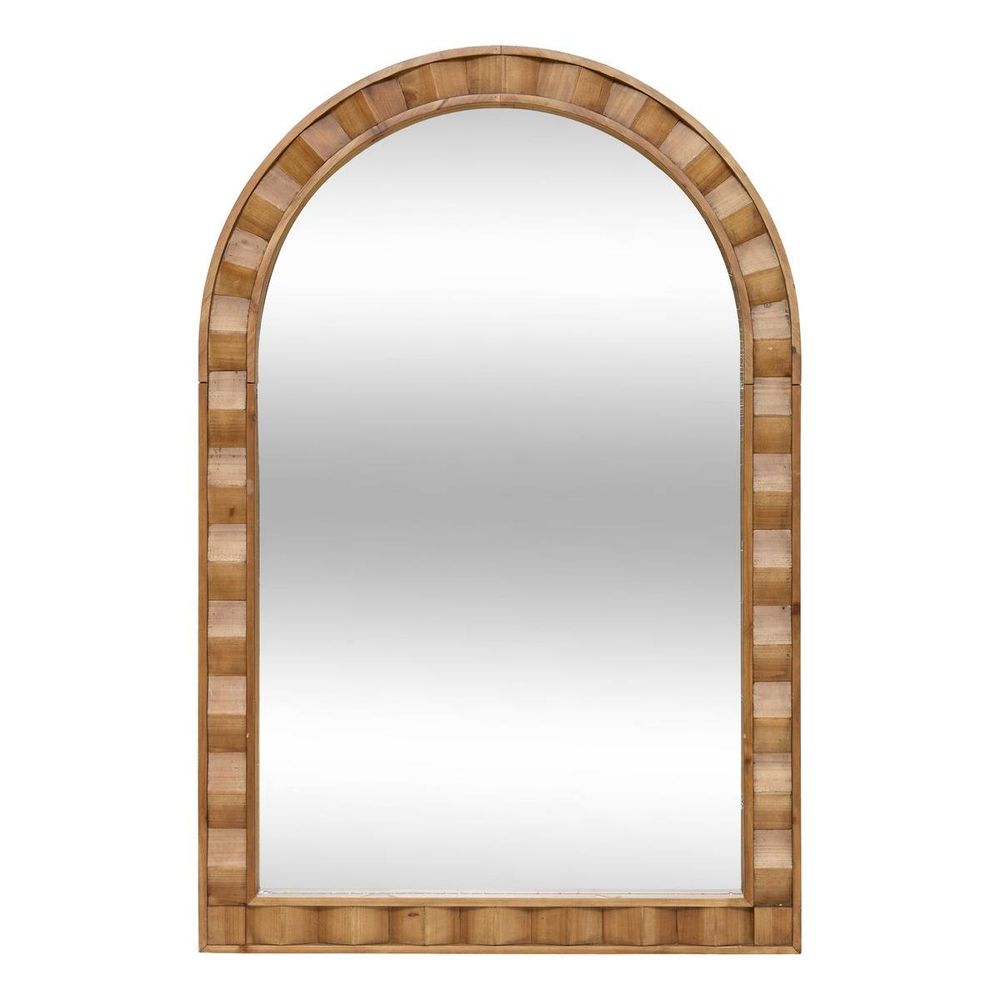 Miroir lucas arche 71x106cm brun