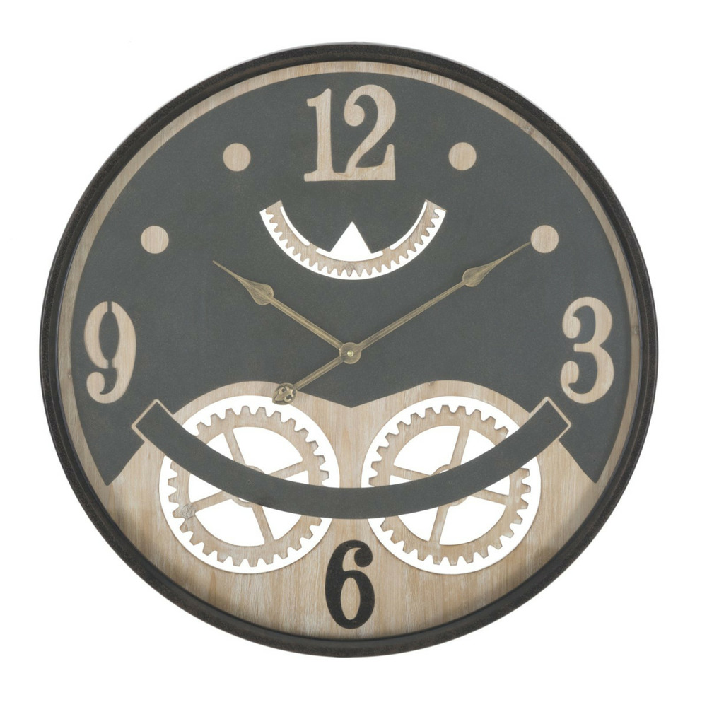 Horloge murale en verre 