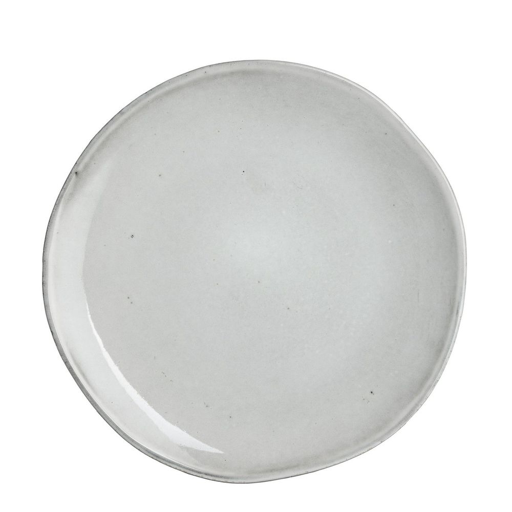 Mica decorations tabo assiette de diner - ø26,5 cm - grise