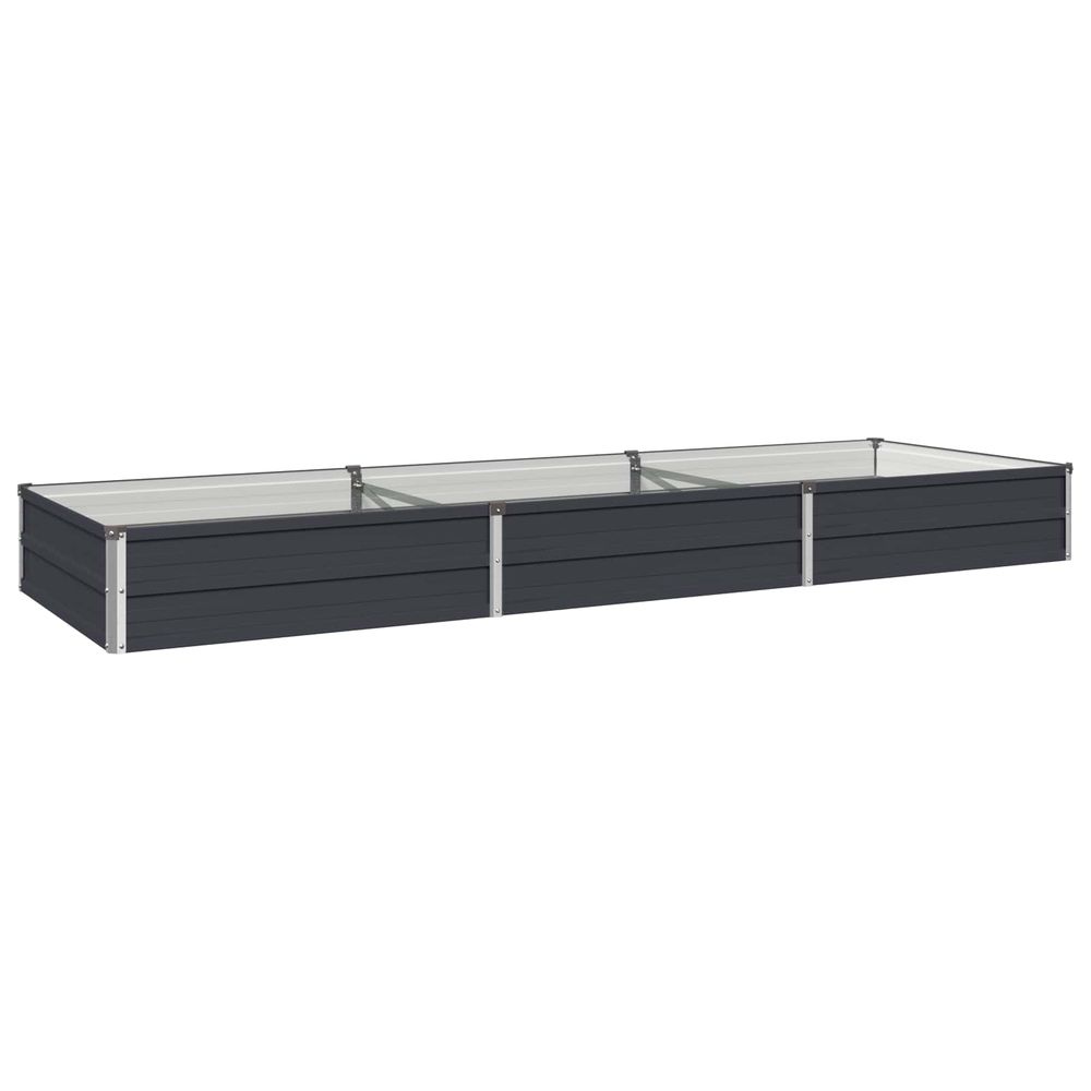 Jardin surélevé anthracite 240 x 80 x 24 cm