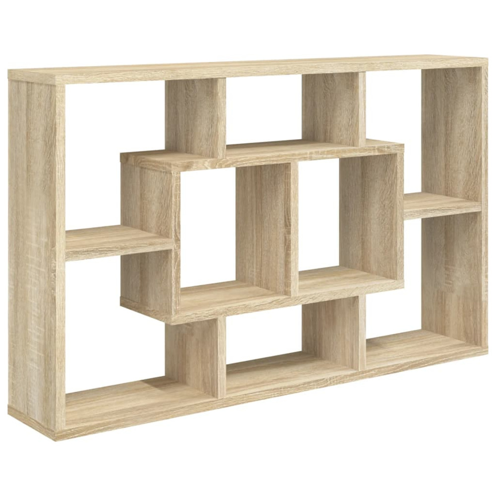 Étagère murale chêne sonoma 85x16x52,5 cm bois d'ingénierie