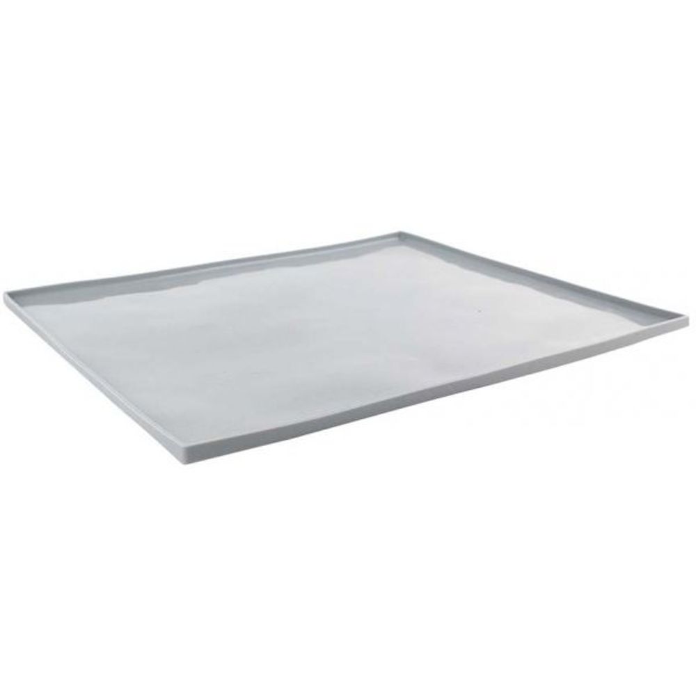 Plaque à génoise en polypropylène 41x35 cm gris