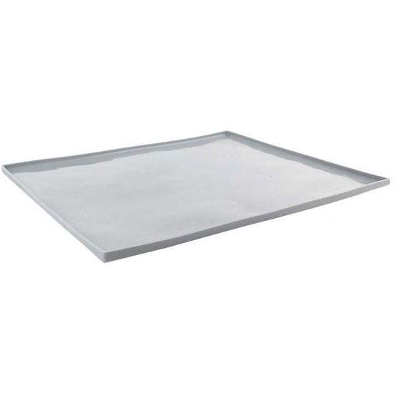 Plaque à génoise en polypropylène 41x35 cm gris